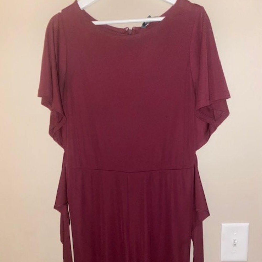 Maroon Dress